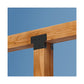Simpson Strong-Tie AC6PC Ornamental Adjustable Post Cap For 6x Post  - Black Powder Coat, ZMAX Installation