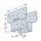 Simpson AC6Z Adjustable Post Cap for 6X Beam - ZMAX – Fasteners Plus