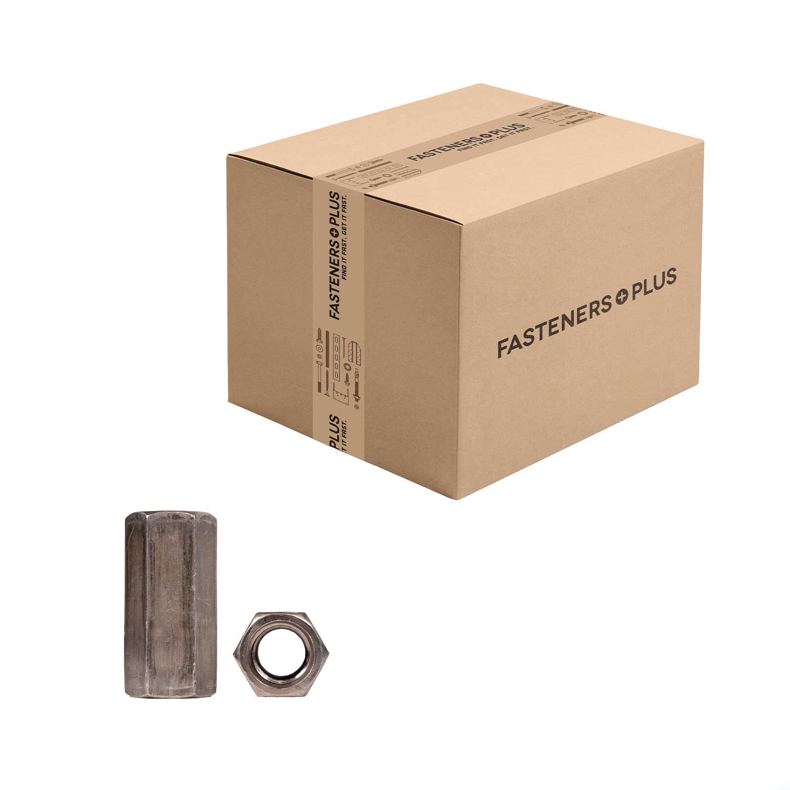 Conquest 3/4" x 2-1/4" A563 Coupling Nut - Plain, Qty. 150 - Carton