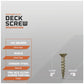 #8 x 2" Daggerz #2 Square Flat Head Deck Screw - ACQ Ultra-Guard Coating, Tan, Pkg. 3,500