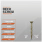 #9 x 3" Daggerz T25 Flat Head Deck Screw - ACQ Ultra-Guard Coating, Tan, Pkg. 1,500