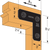 Simpson APVL4 Avant Ornamental L Strap - With Required Fasteners