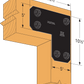 Simpson APVL6 Avant Ornamental L Strap - With Required Fasteners