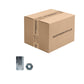 Conquest 3/8" to 1/4" x 1" Reducing Rod Coupling Nut - Zinc, Qty. 1,250 - Carton