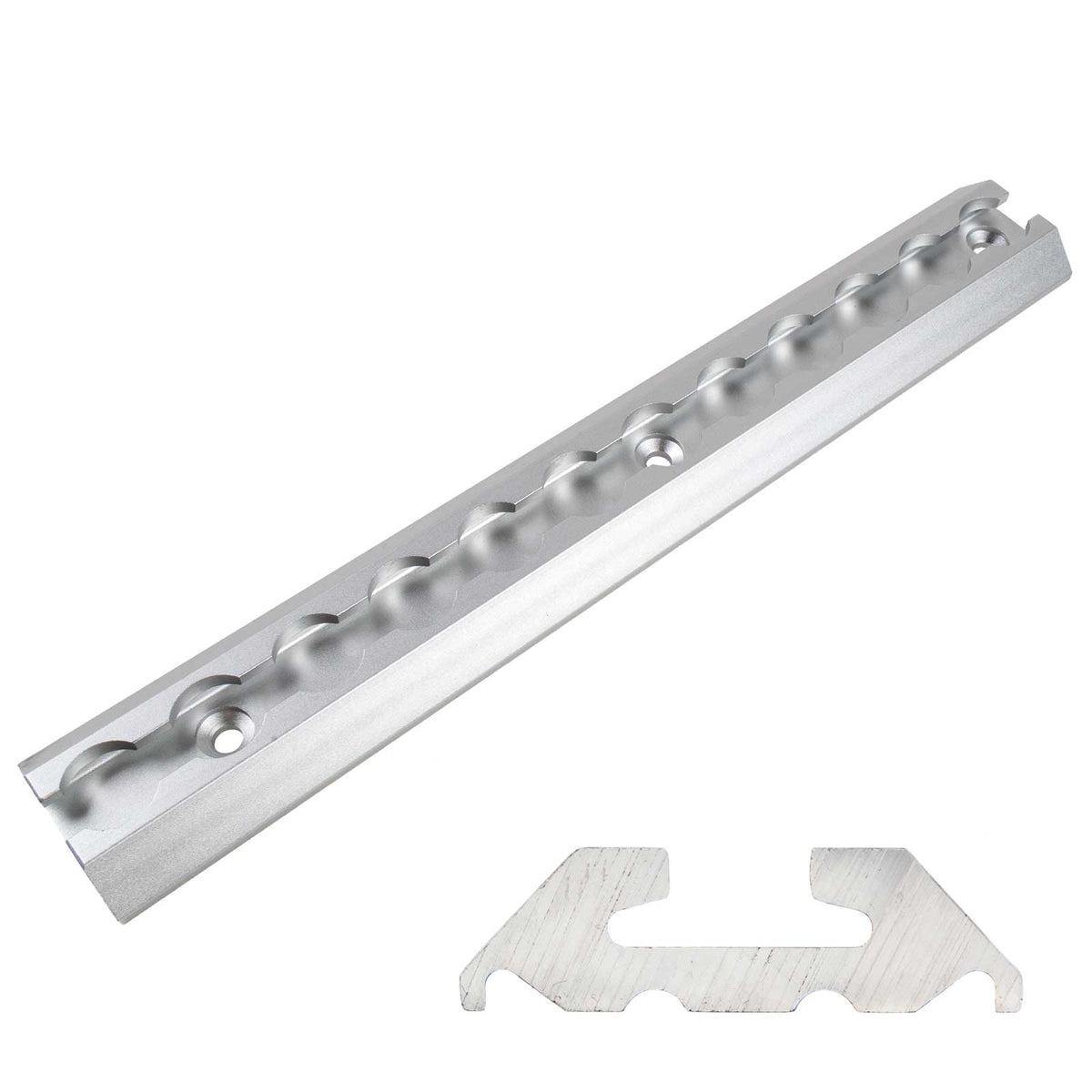 12" Angled L-Track | Anodized Finish