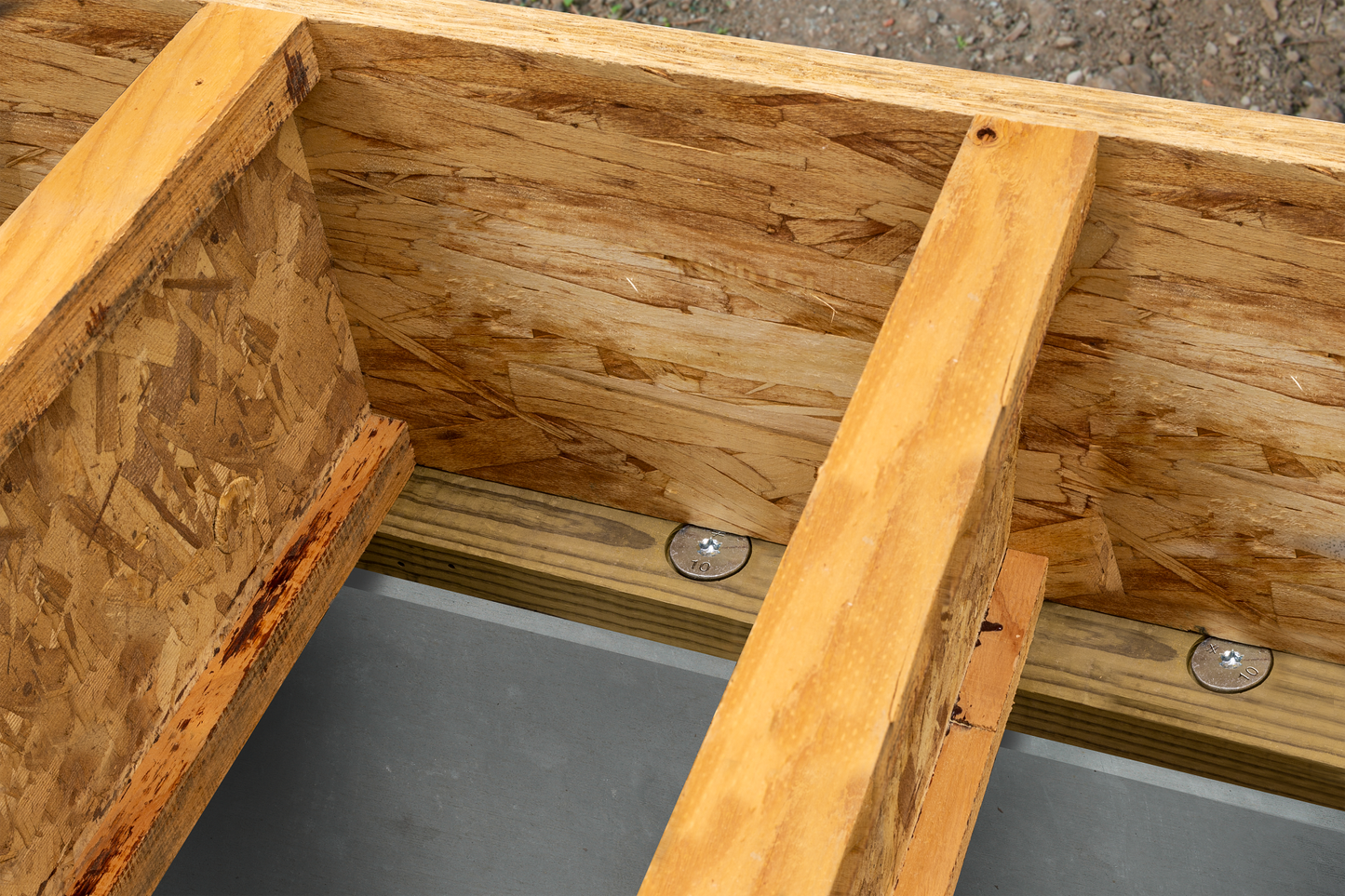 Washer-Head Heavy-Duty Screw Anchor Installed into Wood