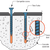 Diagram comparing a Titen Turbo screw to a competitor screw on a concrete substrate.