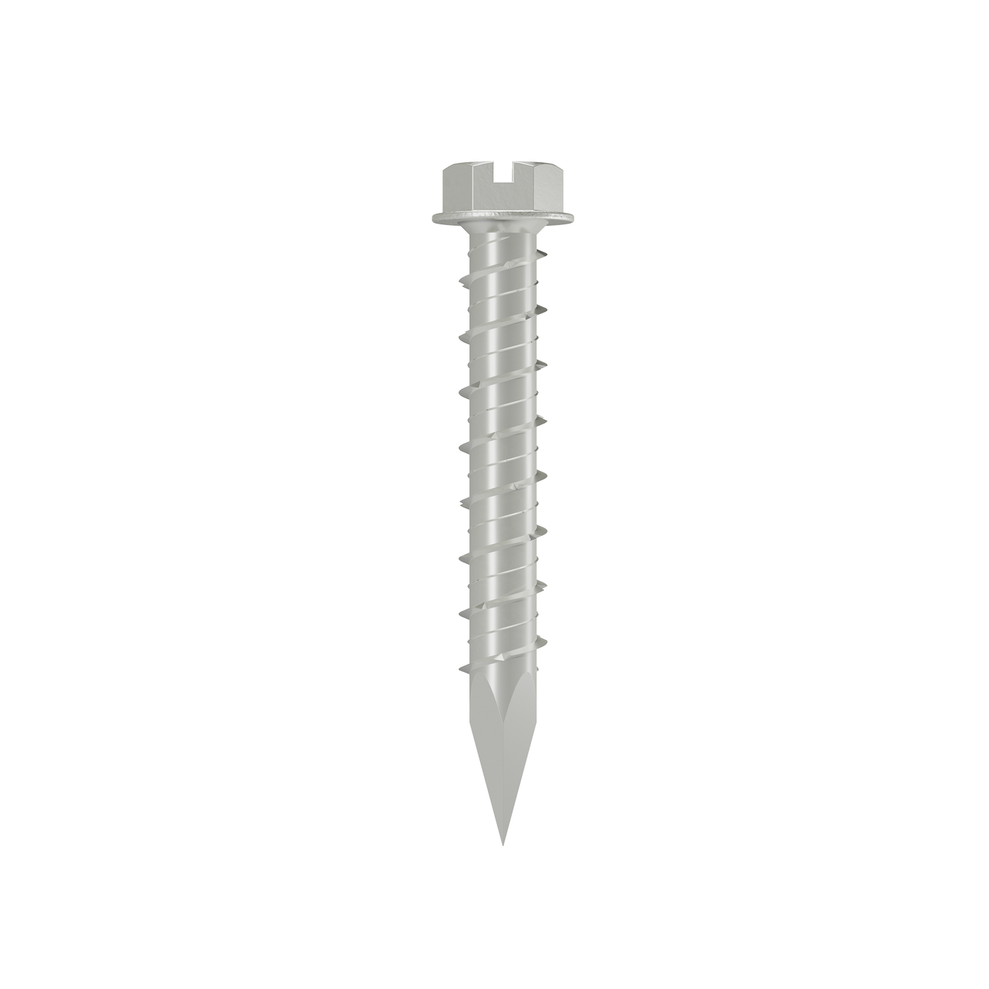 1/4" x 1-3/4" Strong-Tie Hex Head Titen Screw, 410 Stainless Steel, Pkg 100