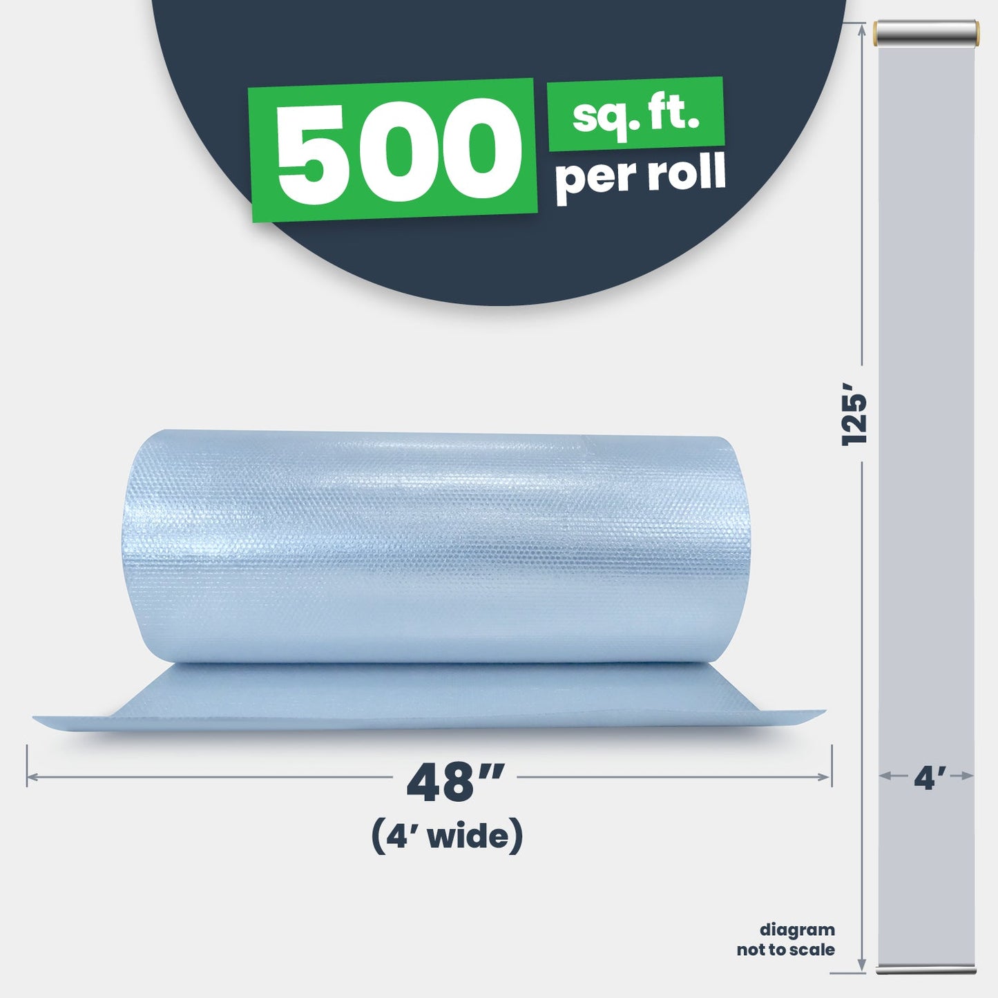 Ultra CBF Under Slab Insulation - 4' X 125' (500 sq ft)