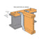 Simpson BA1.81/11.88 Top Flange I-Joist Hanger - G90 Galvanized