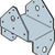 Simpson BC4R Rough Cut 4x Post Cap - G90 Galvanized