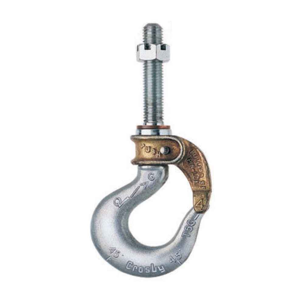 Crosby®  BL-4K 1.6 Ton Long Length 1/2" Shank Hook - 1051002