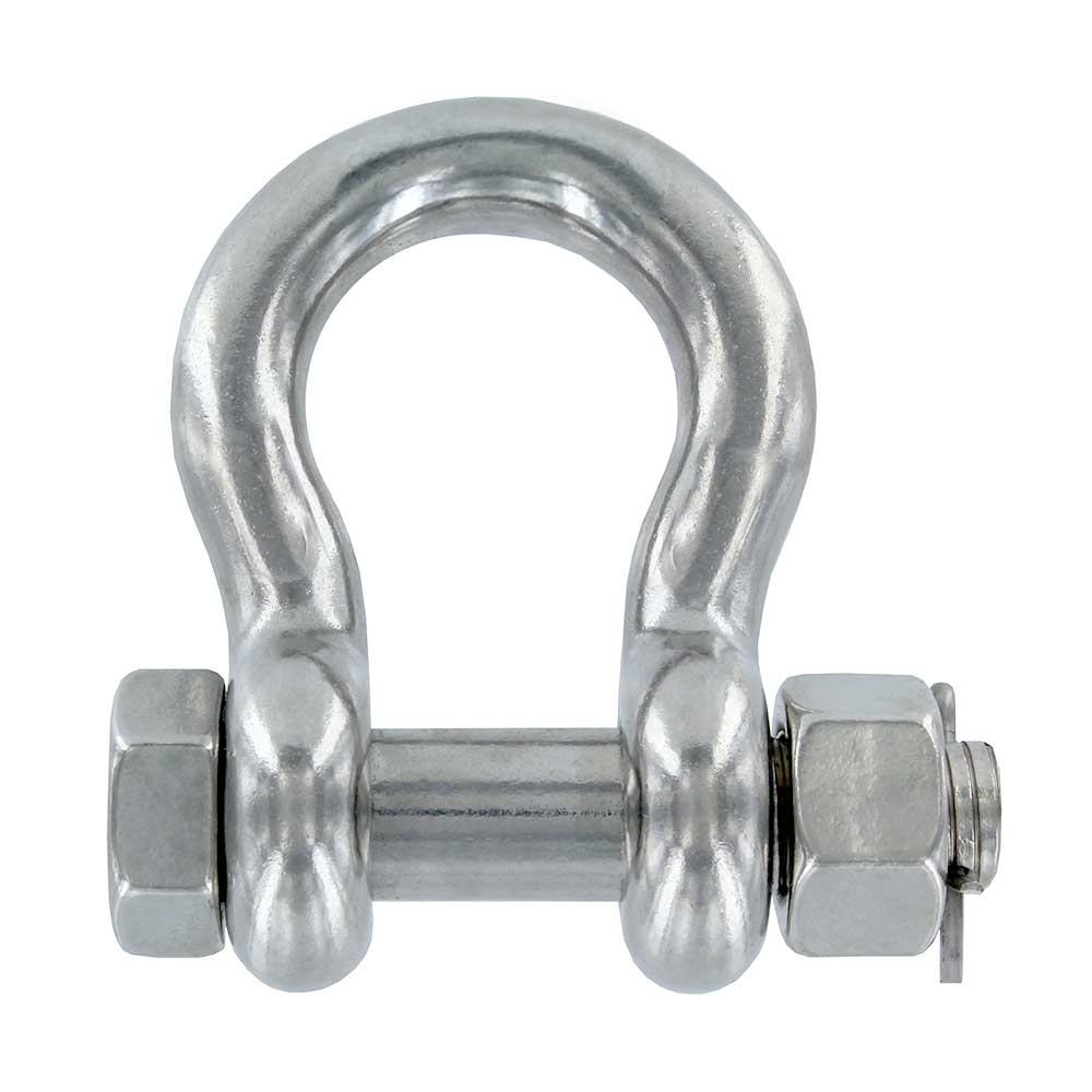 5/16" Stainless Steel Bolt Type Anchor Shackle Type 316