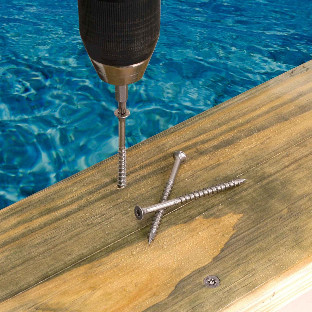 10 x 21/2" T25 Bugle Head Deck Screw 305 Stainless Steel, 26 lb. P