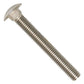 1/2"-13 x 4" Conquest Carriage Bolt - 304 Stainless Steel