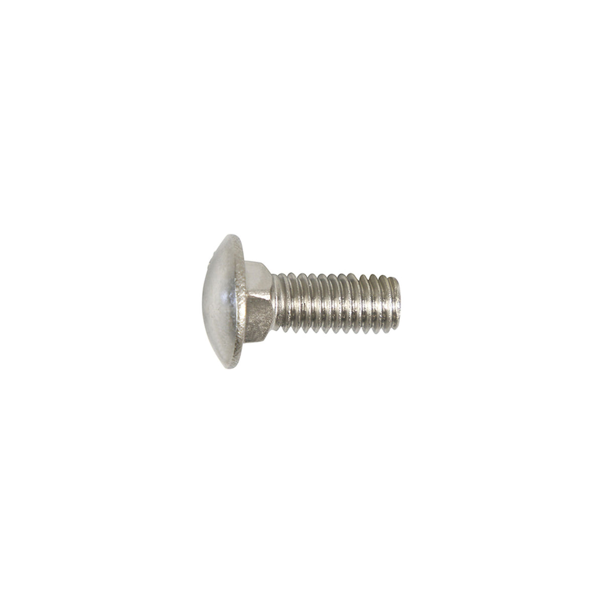 50 Boulons à Tête Ronde (Carriage Bolts) Acier Inoxydable Marine 316 - 5/8-11 X 7 Pouces