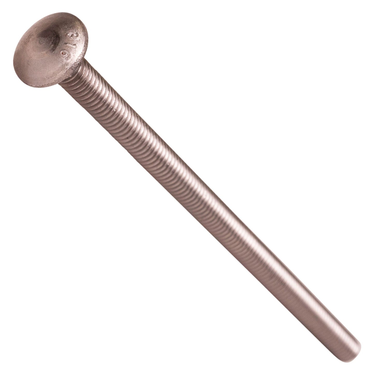 5/16"-18 x 6" Conquest Carriage Bolt - 316 Stainless Steel