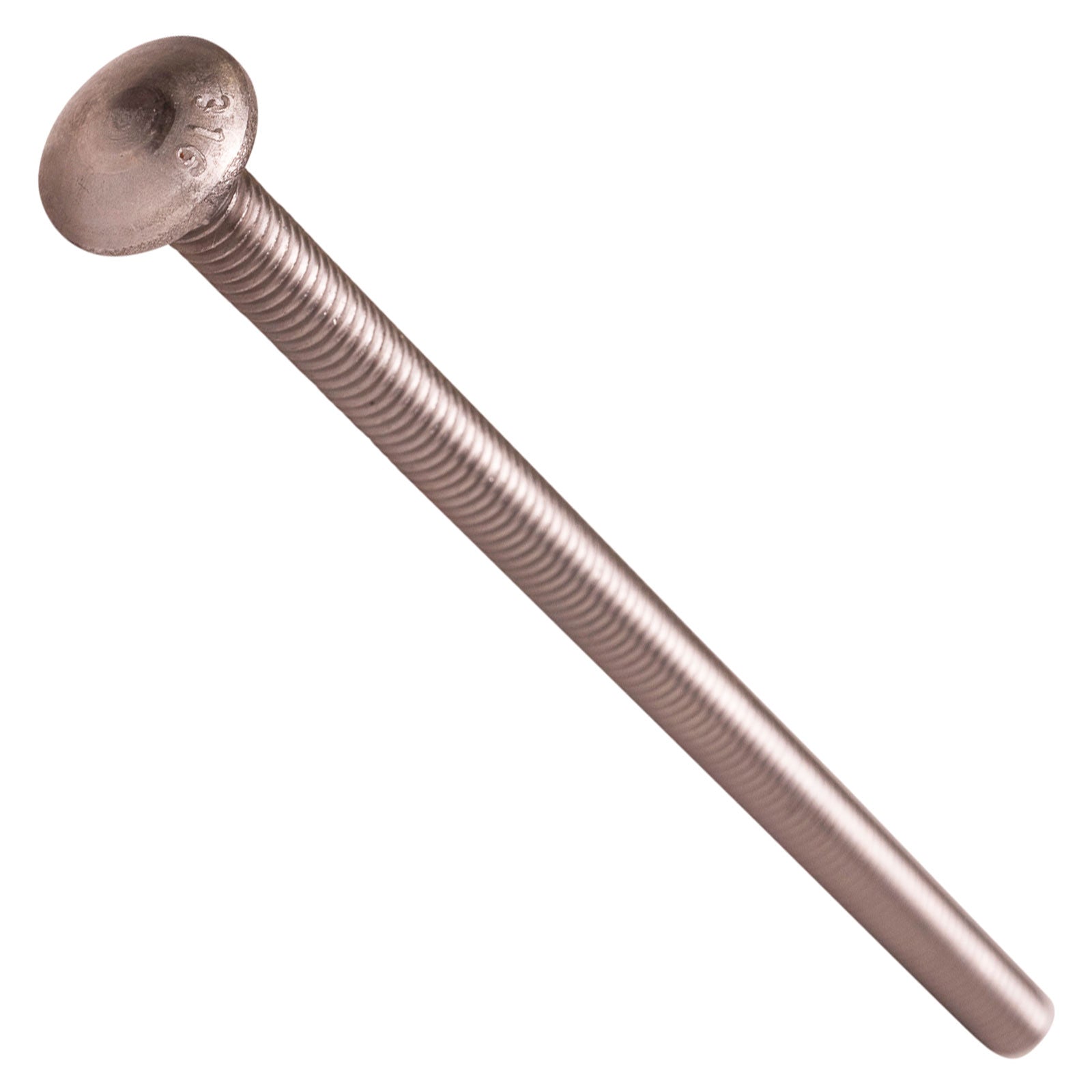 5/16"-18 x 6" Conquest Carriage Bolt - 316 Stainless Steel