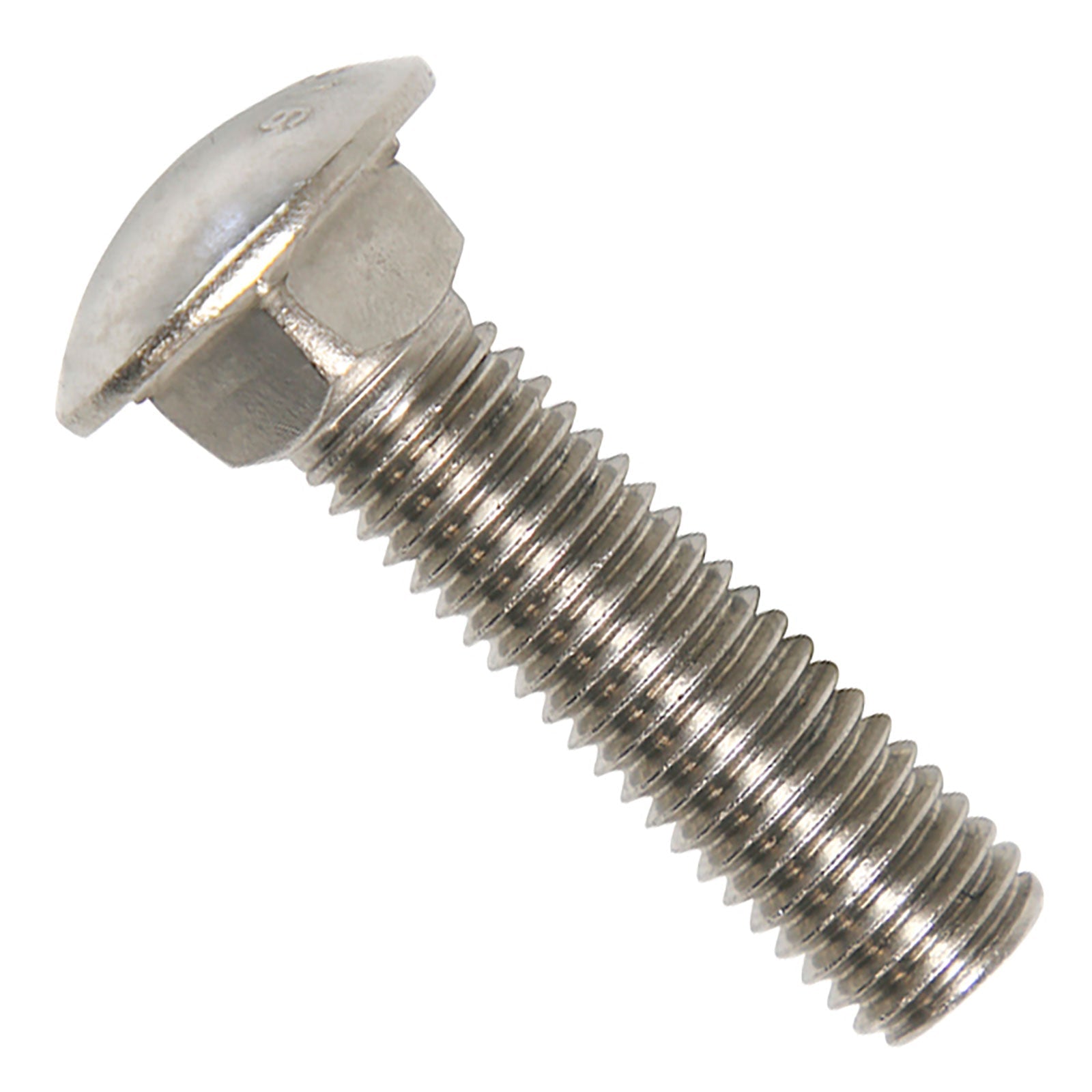 5/8"-11 x 2-1/2" Conquest Carriage Bolt - 316 Stainless Steel
