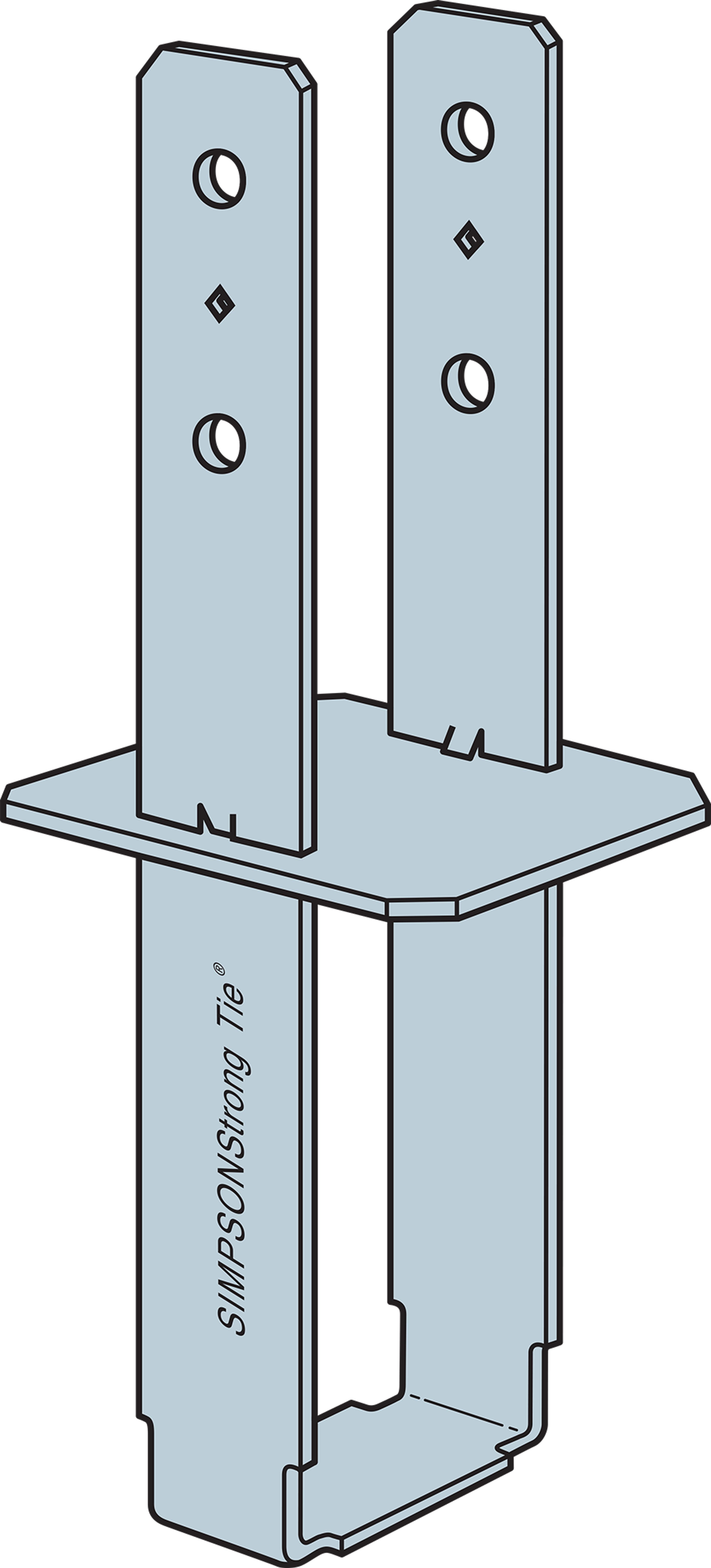 Simpson CB46W 4 X 6 Column Base – Fasteners Plus