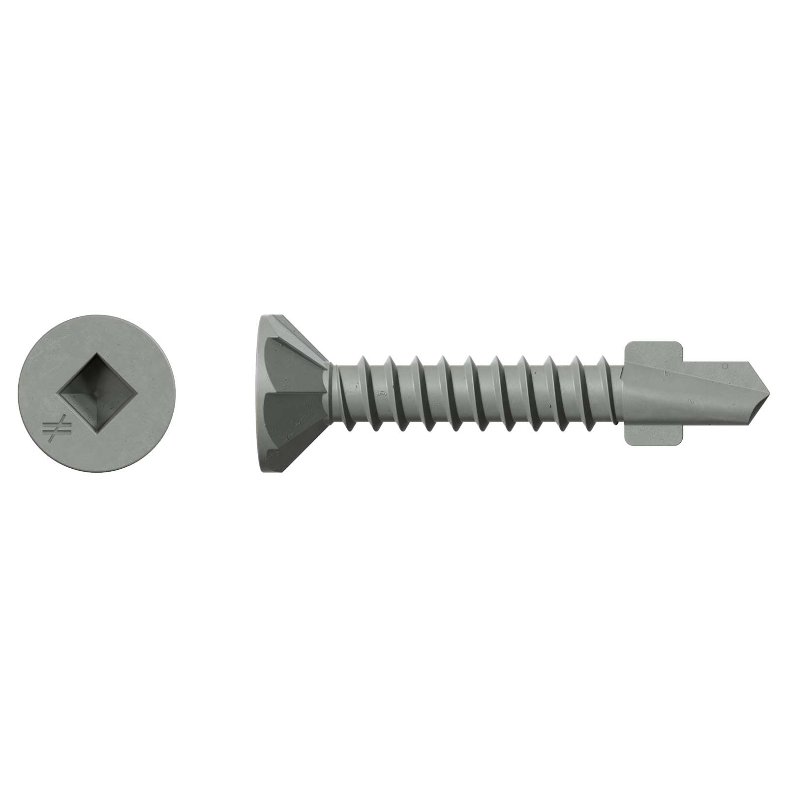 #8 X 1-1/16" Quik Drive CBSDQ106-5K Sheathing-To-CFS Collated Screws, Quik Guard Coating, Pkg 5000