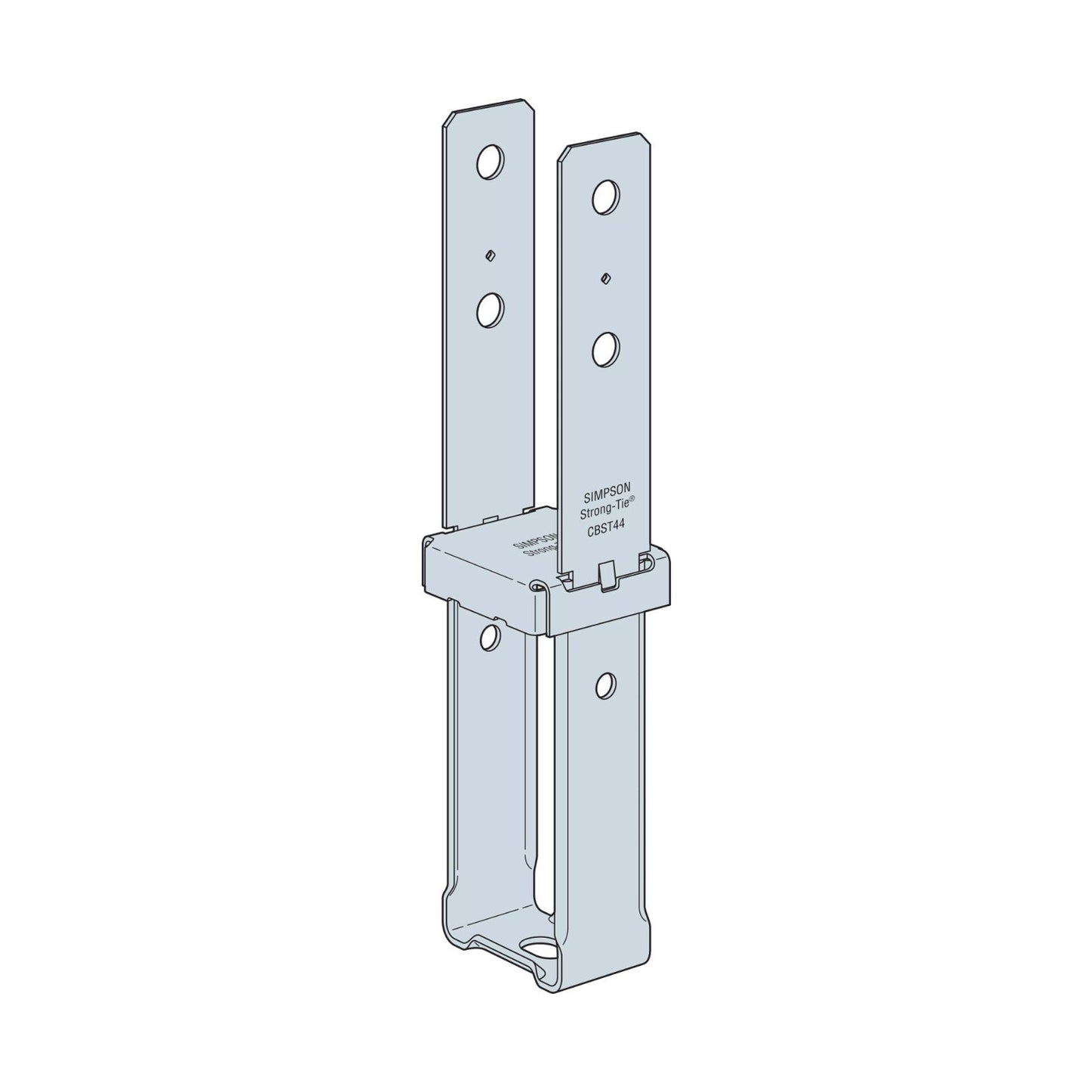 Simpson CBST Column Base Hot Dip Galvanized
