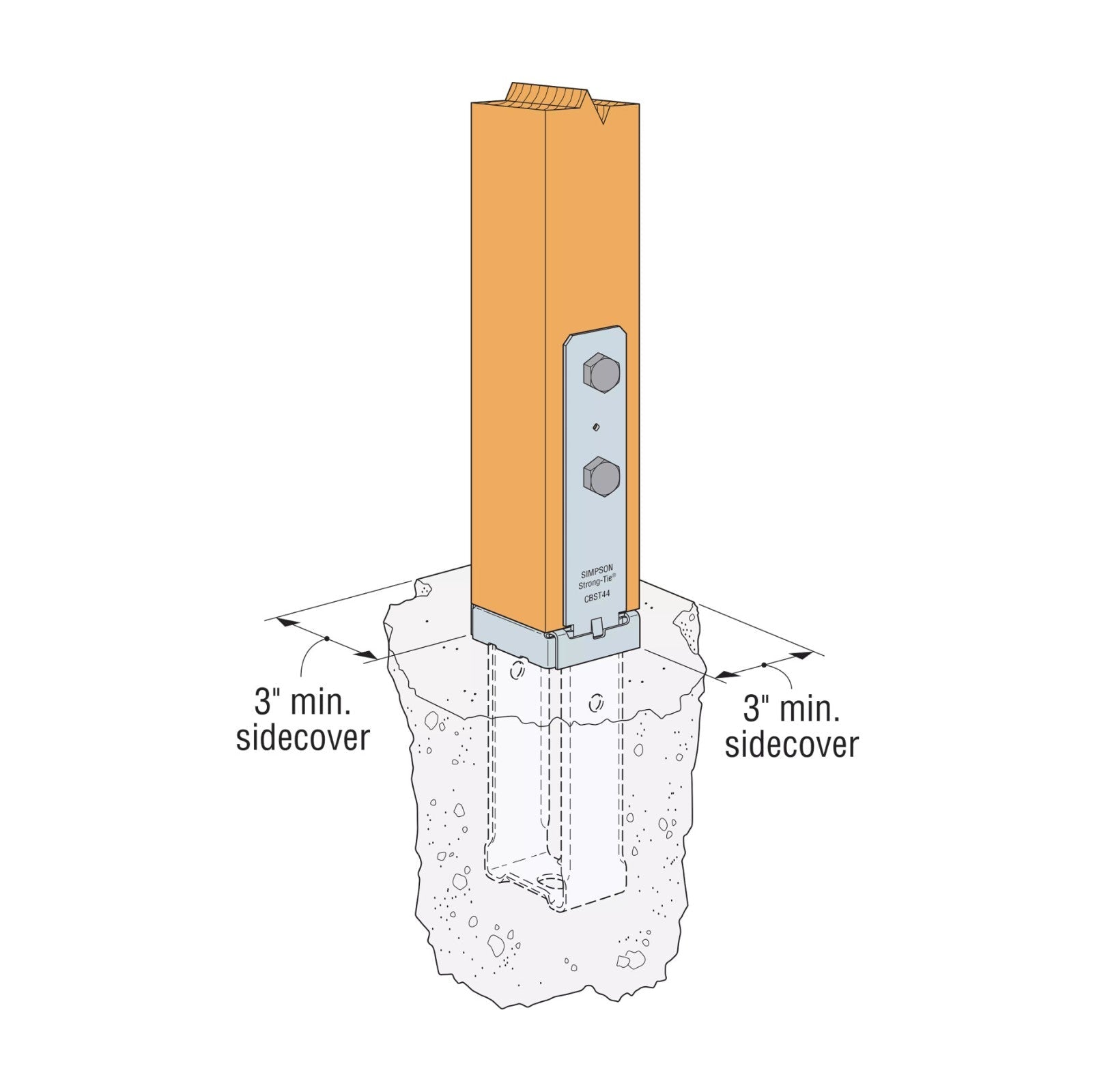 Simpson CBST Column Base ZMAX