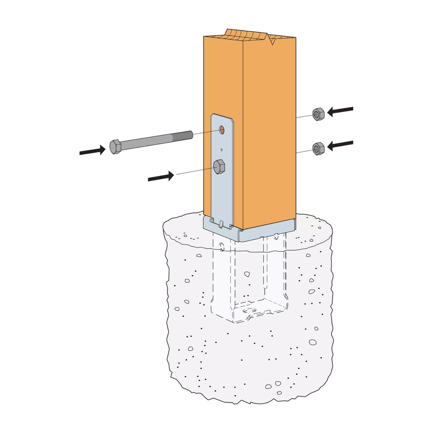 Simpson CBST Column Base with Standoff