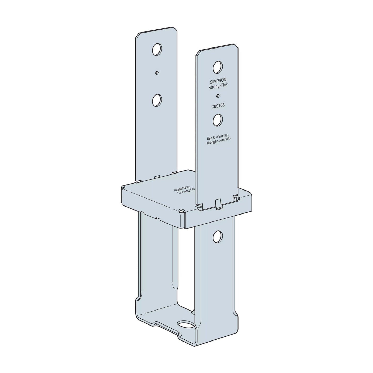 Simpson CBST66 Column Base with Standoff