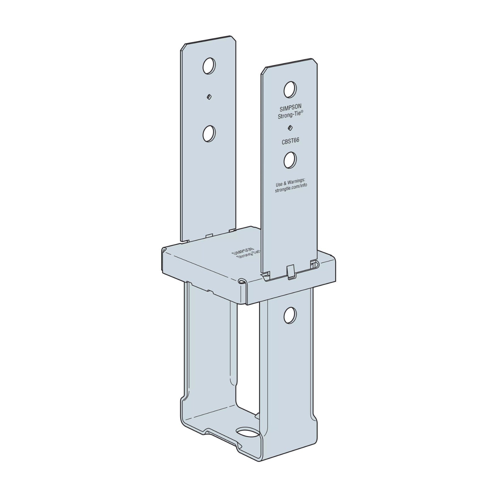 Simpson CBST66 Column Base with Standoff