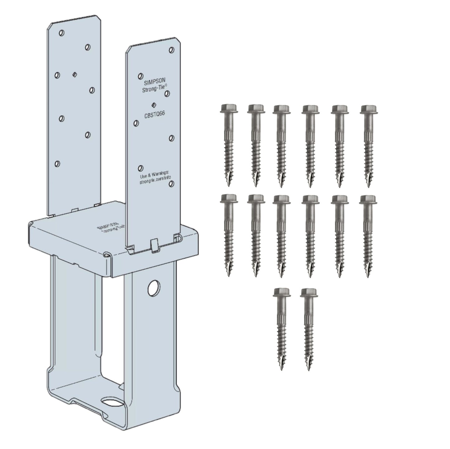 CBSTQ66HDG w SDS Screws