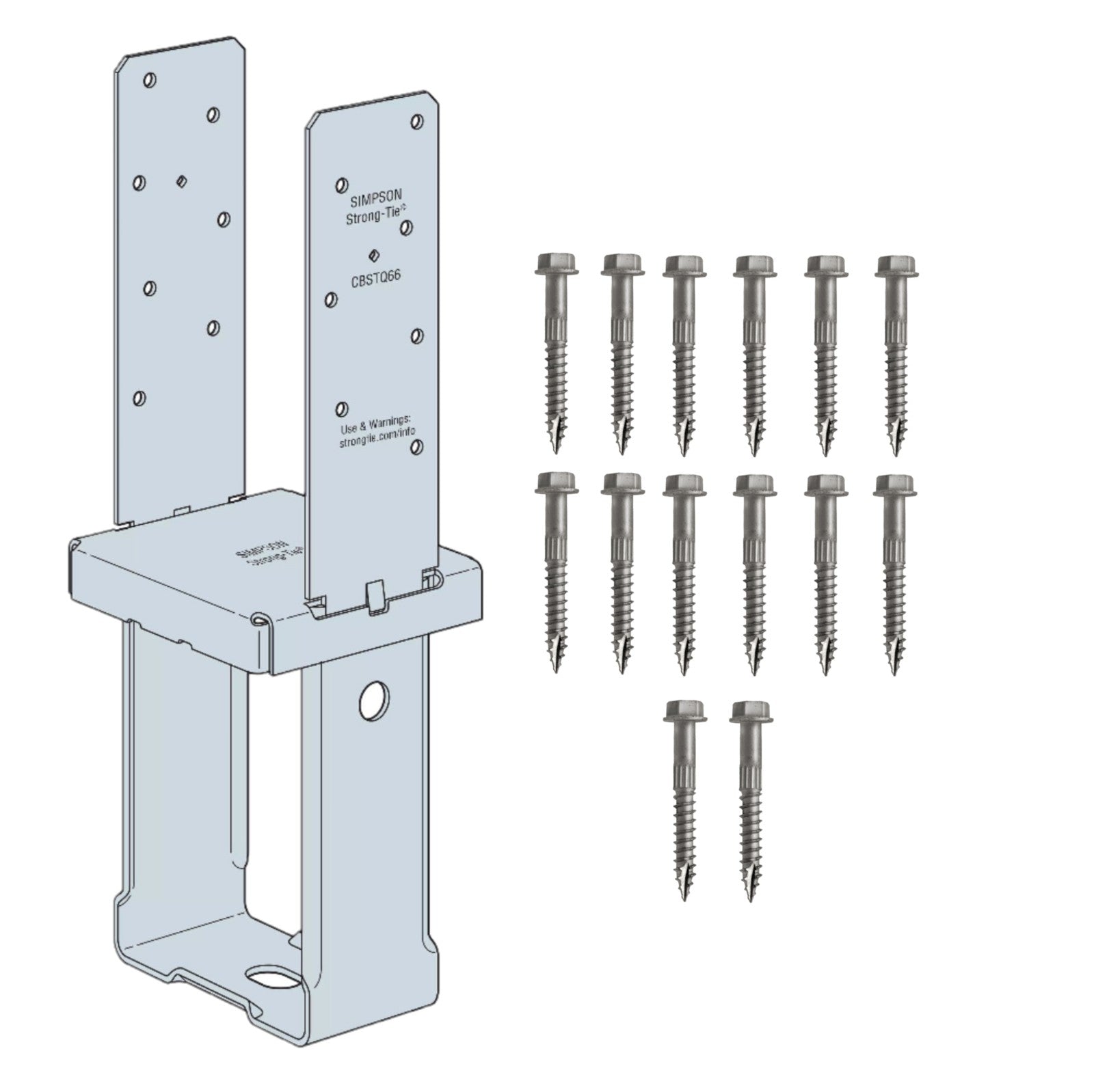 CBSTQ66HDG w SDS Screws