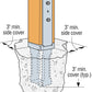 Simpson Strong-Tie CBS46 Column Bases - Galvanized