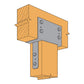 Simpson CC68 Column Cap - Gray Paint