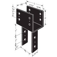 Simpson CC77PC Column Cap Illustration