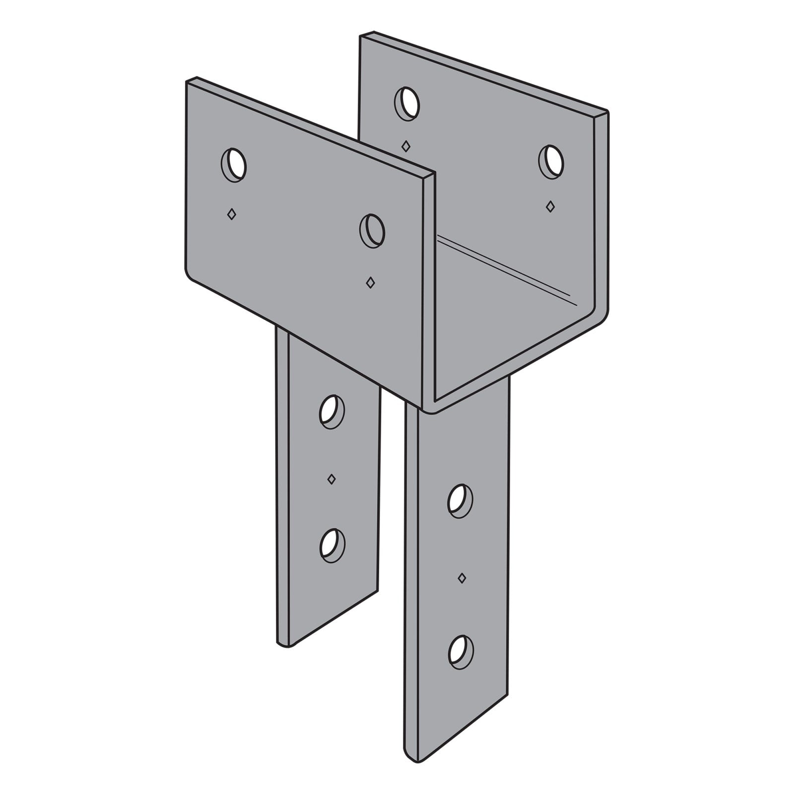 Simpson CC9X Column Cap 