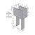 Simpson CC9X Column Cap 