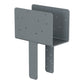 Simpson CCQ66SDS2.5ROT Column Cap w/SDS Screws (90 Deg. Rotated Straps) - Gray Paint
