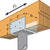 Simpson CCOS4.62 Steel Column Cap - G90 Galvanized
