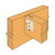 Simpson CJT3ZS Concealed Joist Tie w/ Short Pins