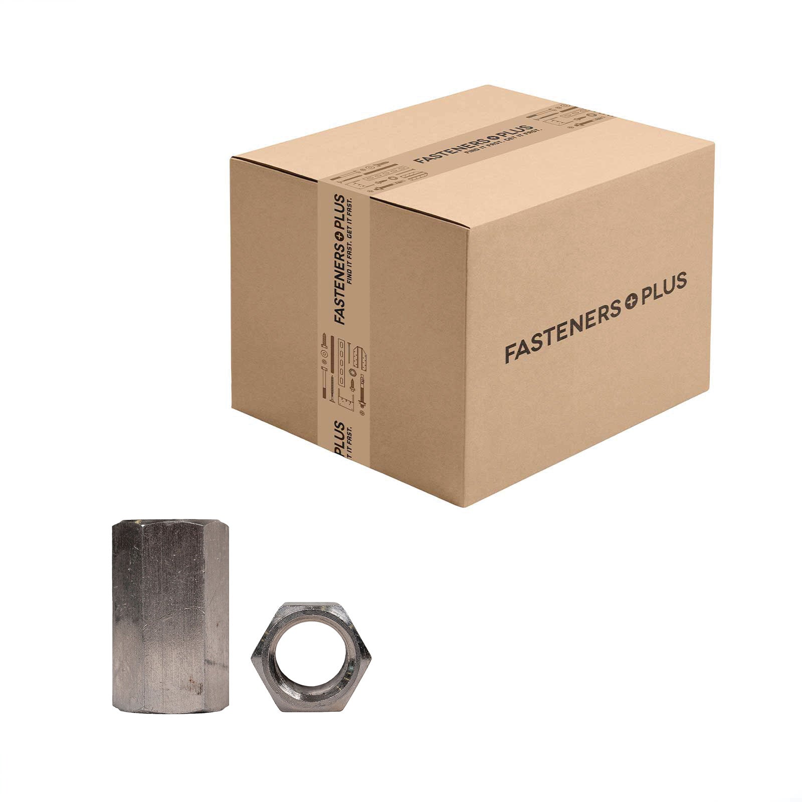 Conquest 1" x 2-1/2" Coupling Nut - 18-8 Stainless Steel, Qty. 30 - Carton