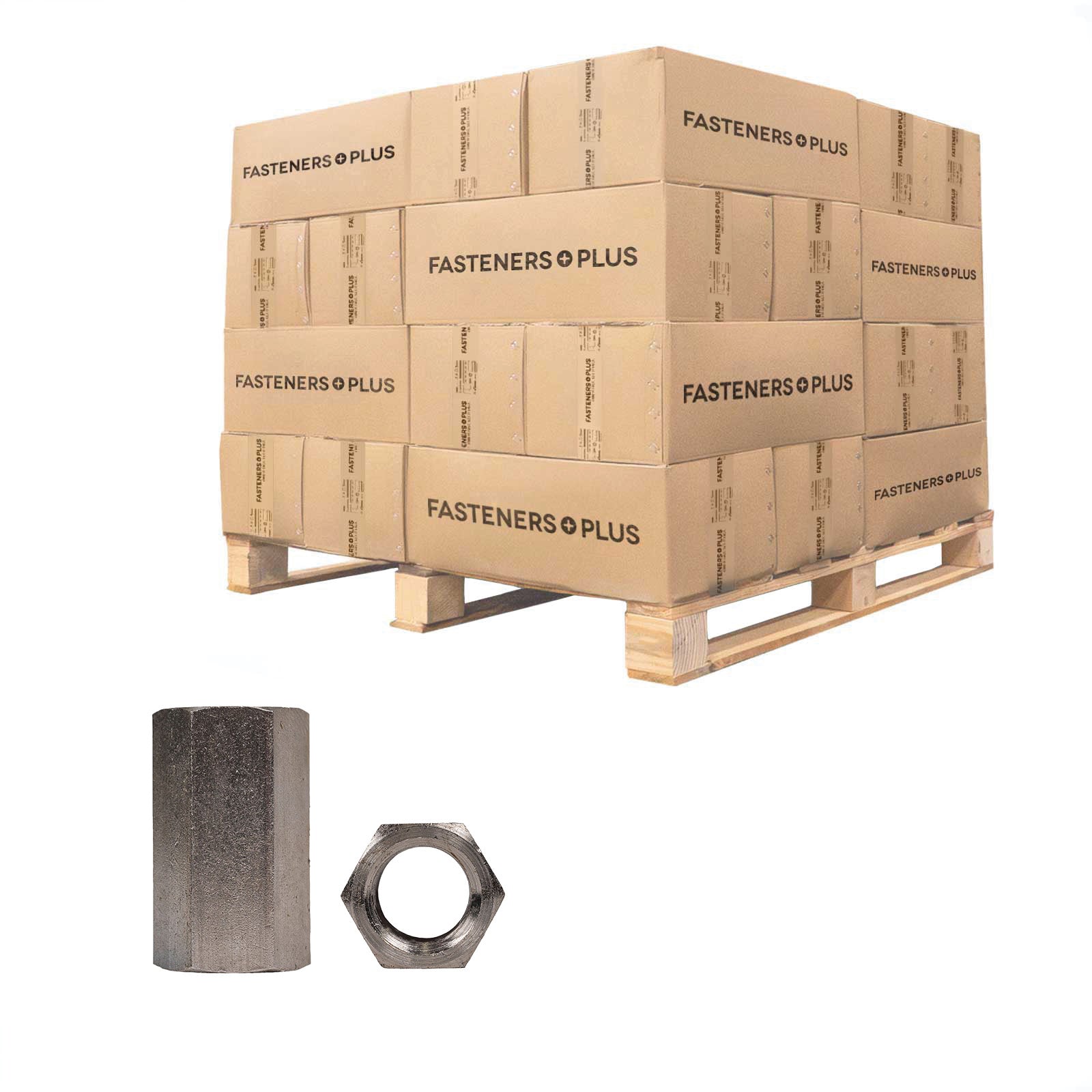 Conquest 1" x 2-1/2" Coupling Nut - 316 Stainless Steel, Qty. 1,080 - Pallet
