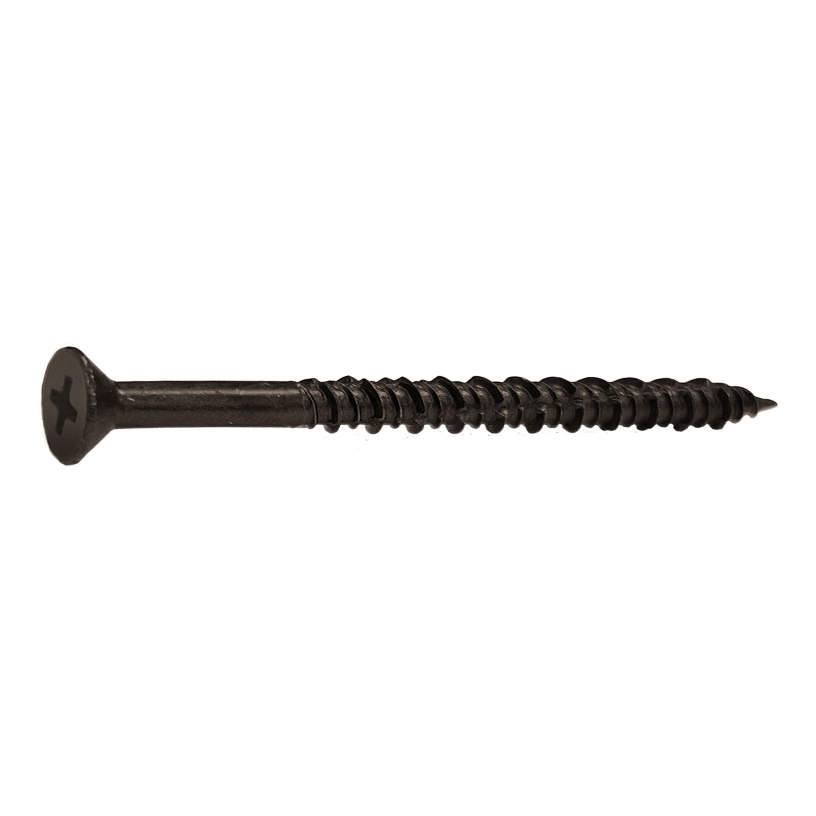 3/16" x 2-1/4" Concrete Screw, Phillips Flat Head - Bronze Dagger-Guard Coating