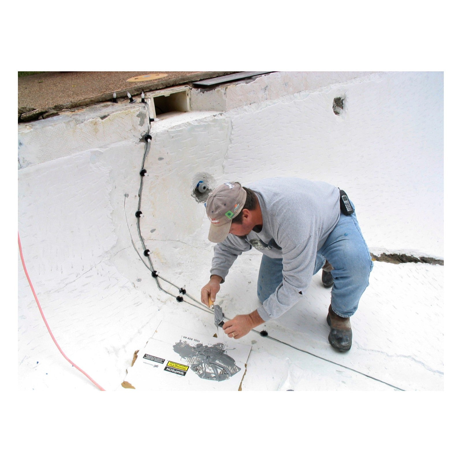 Simpson Crack Pac Flex H2O installation