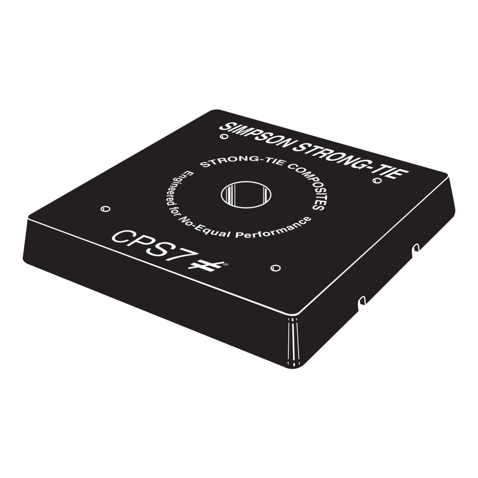 Simpson CPS7 8x8 Composite Plastic Standoff
