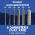 6 Diameters Available in 18-8 Stainless Steel