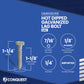 1/4"-10 x 1-1/4" Conquest Hex Head Lag Bolt for Wood - Hot Dip Galvanized