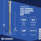 3/8"-7 x 5" Conquest Hex Head Lag Bolt for Wood - Hot Dip Galvanized