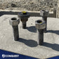 Threaded rod installed into concrete