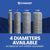 Conquest Grade B7 hot dip galvanized threaded rod diameter size chart